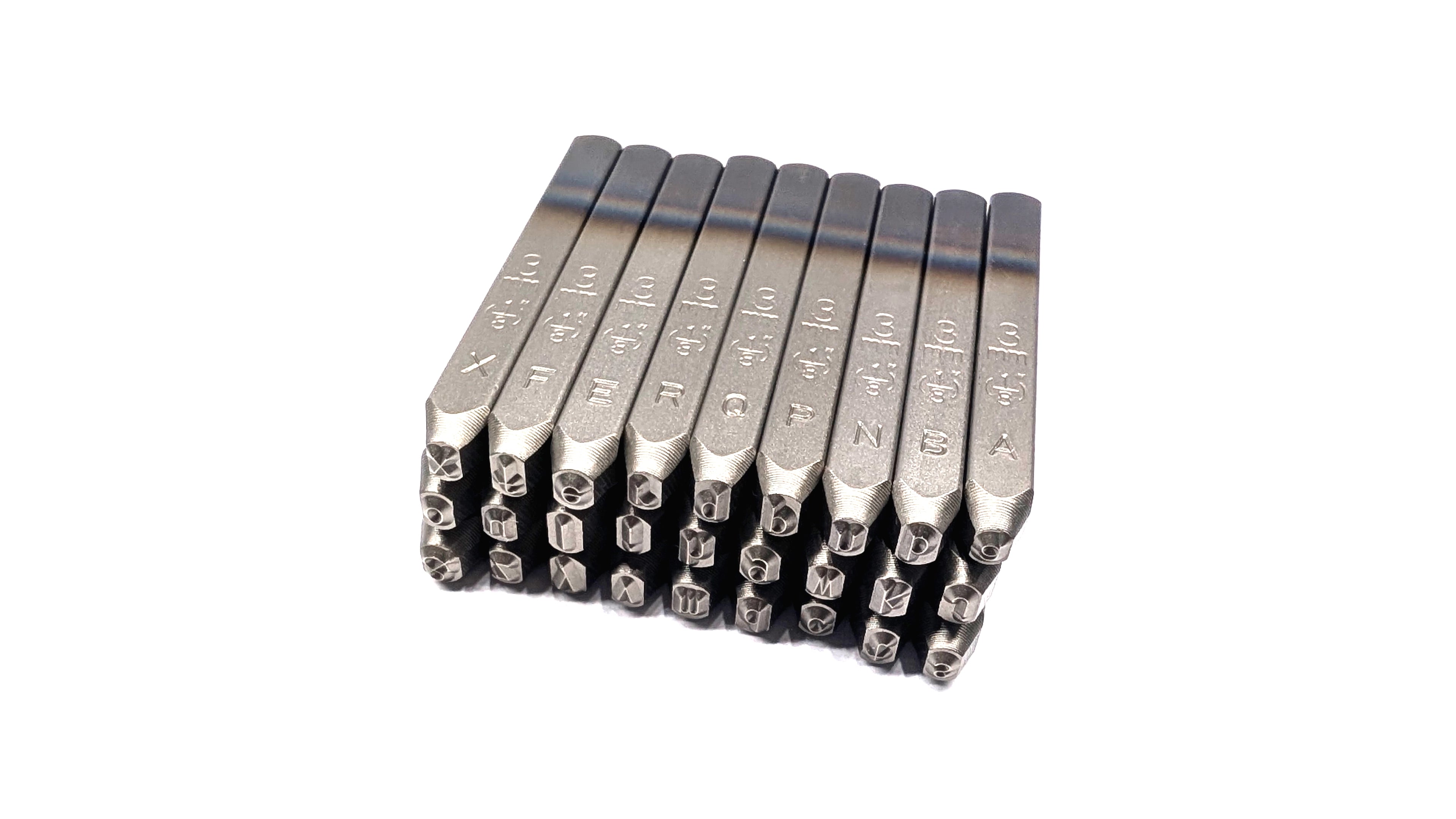 Schlagstempelset a-z Kleinbuchstaben